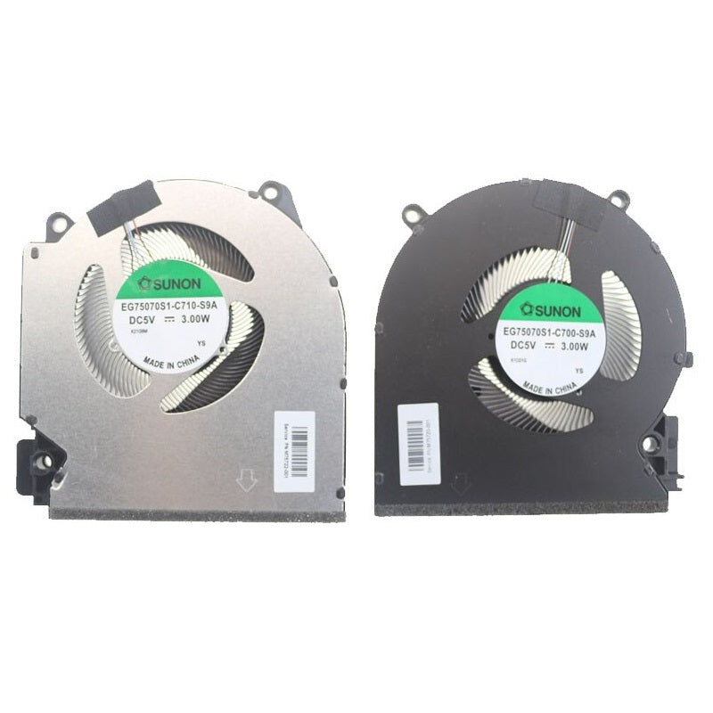 Laptop CPU & GPU Fan Replacement for HP WASD 7 VICTUS 16-D 16-E TPN-Q263 Q264 60W