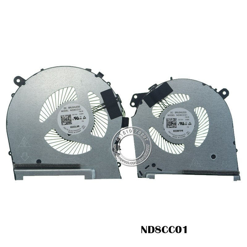 HP 15-DH & TPN-C143 Fan Replacement Model: L64445-001 ND8CC01