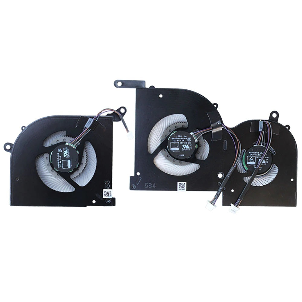 MSI GS66 Stealth WS66 MS-16V1 MS-16V2 Series CPU and GPU Fan Replacement